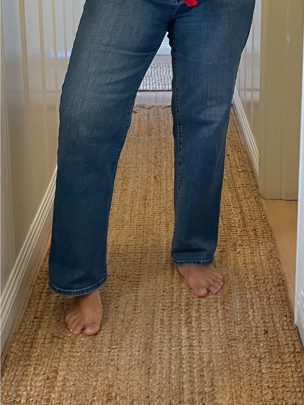EUC Quince Women's Bella Stretch Straight Jeans - 28°/ Seaside Blue /33